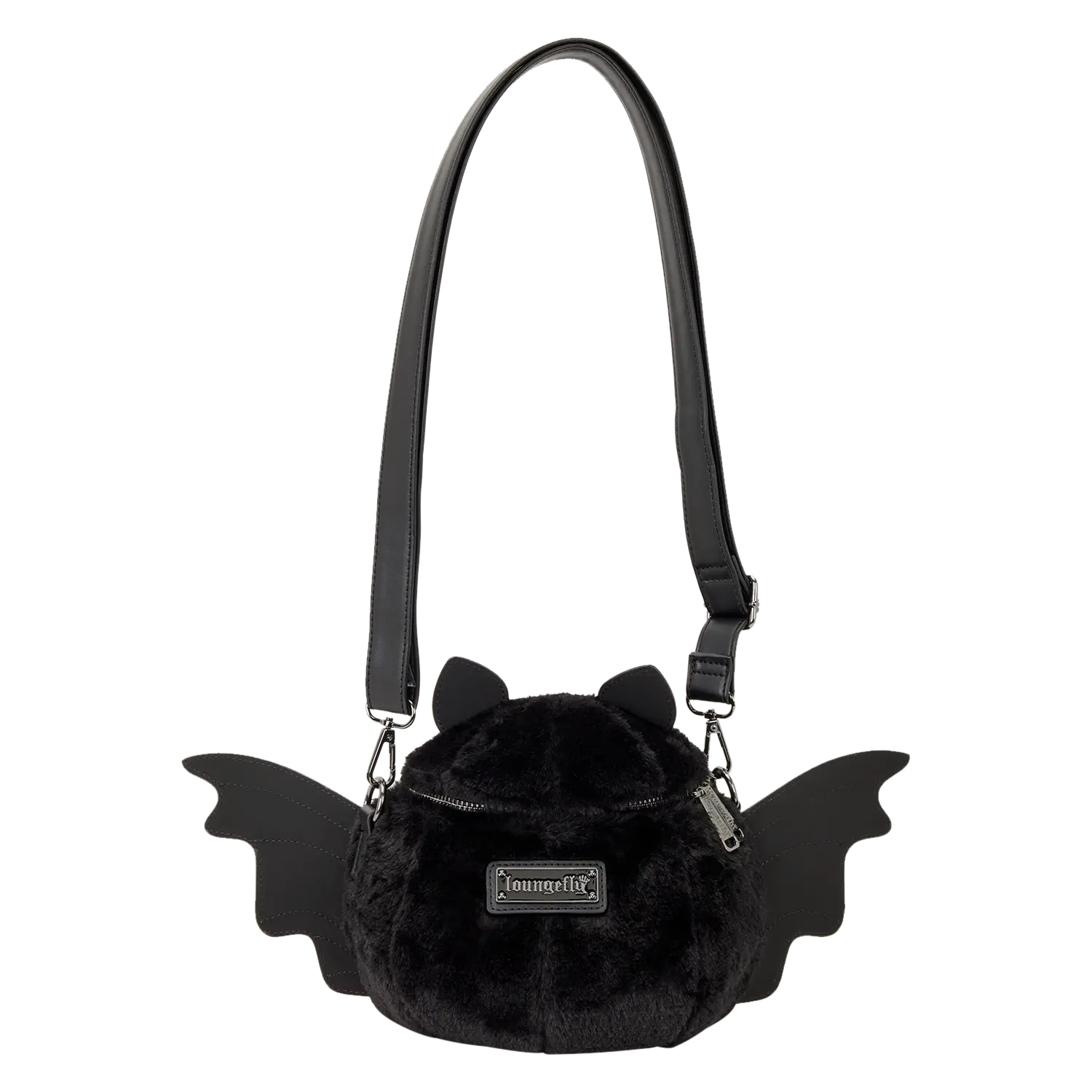 Loungefly Plush Bat Figural Crossbody Bag - Image 6