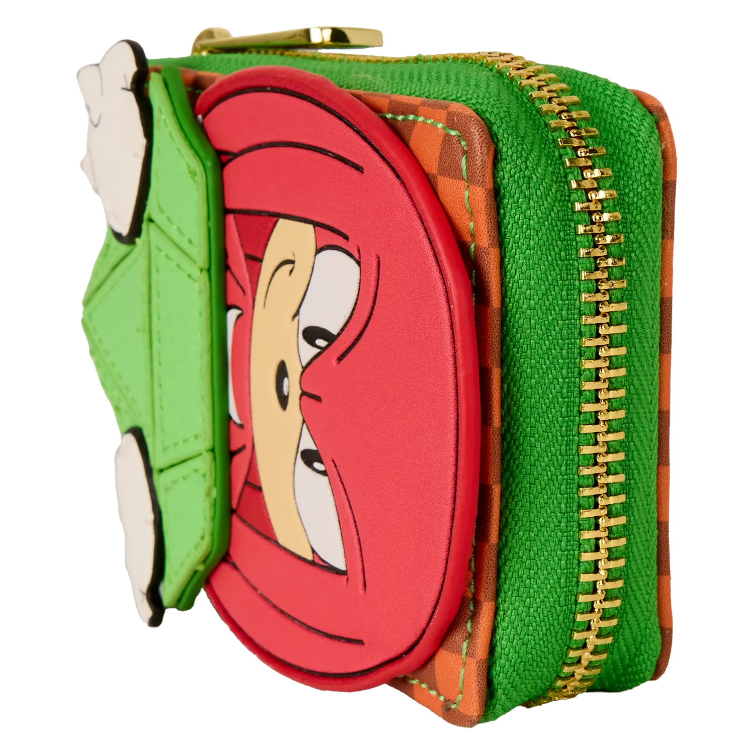 Sonic The Hedgehog Limited Edition Knuckles Emerald Glitter Accordion Wallet - Image 4