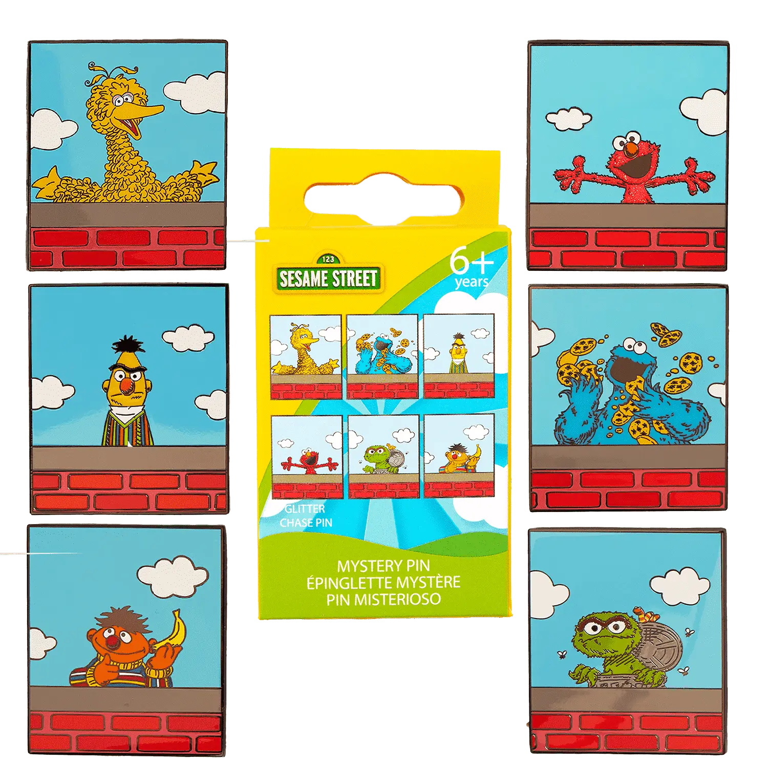 Sesame Street Neighborhood Friends Mystery Box Pin