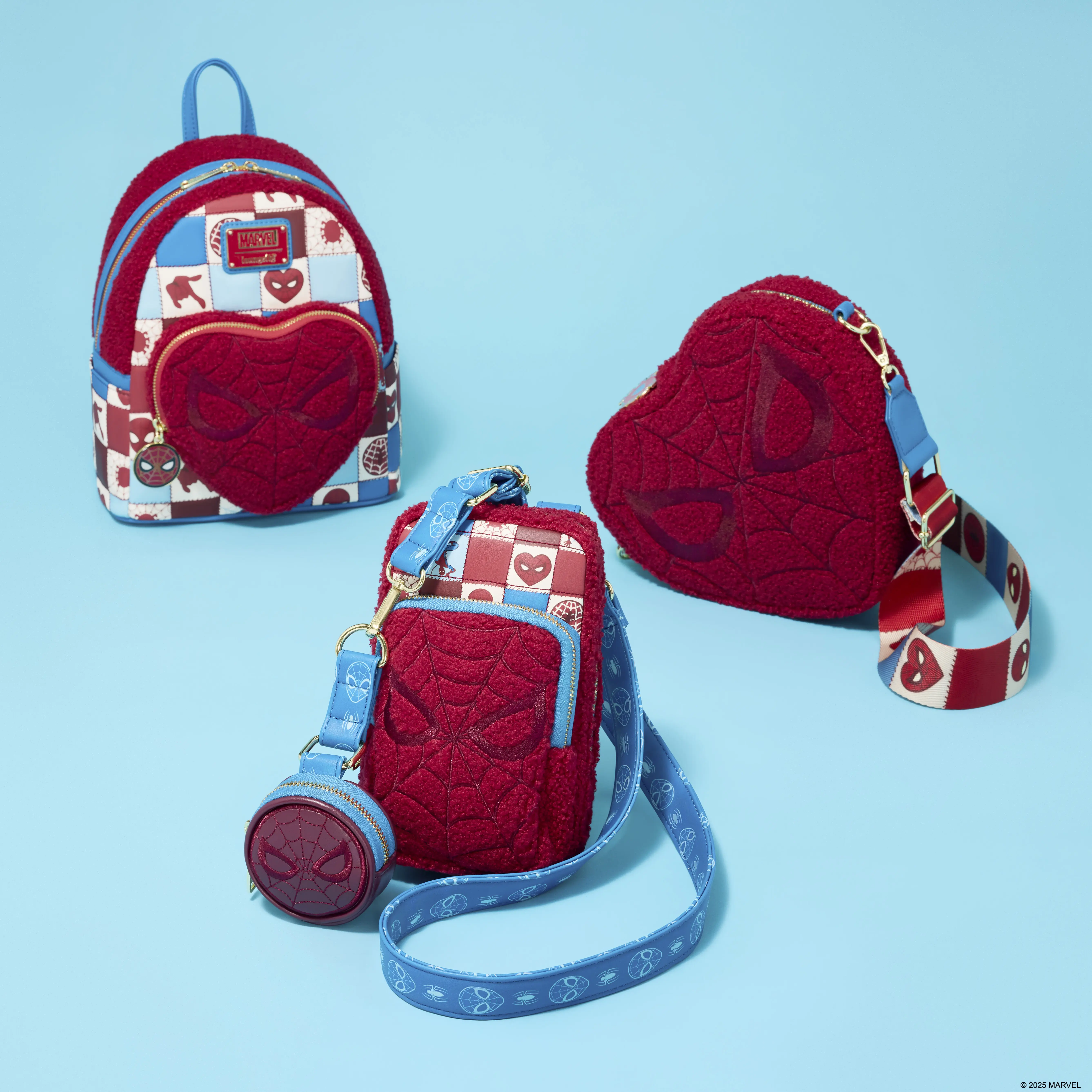 Spider-Man Sherpa Heart Mini Backpack - Image 4