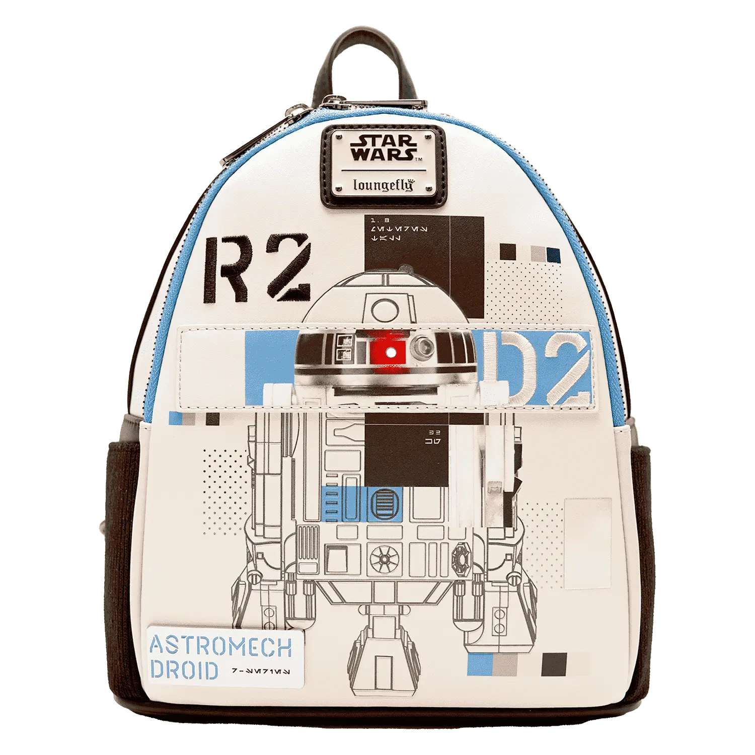 Star Wars: The Power of the Force R2-D2 Astromech Droid Light Up Mini Backpack - Image 4