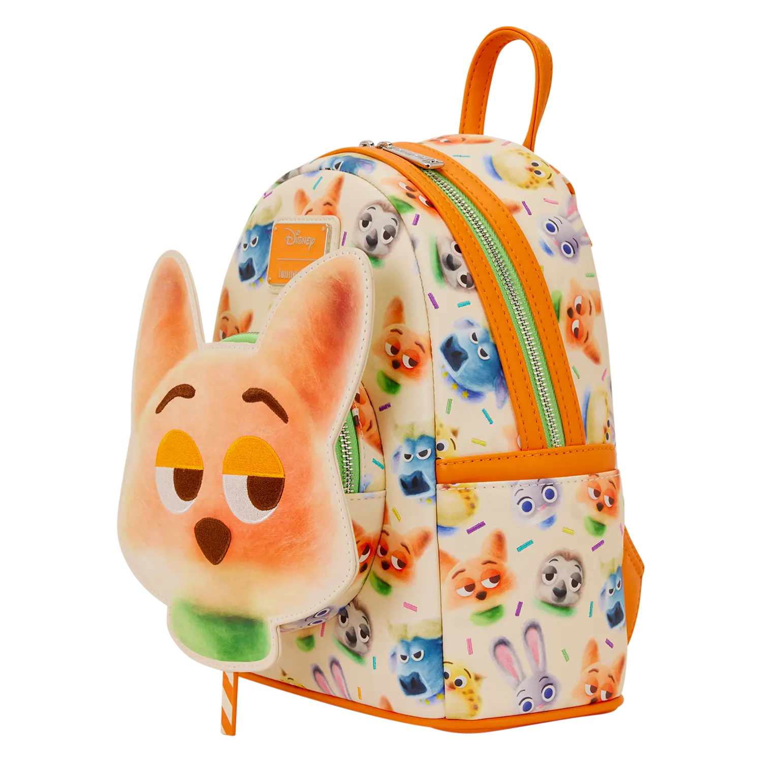Zootopia 2 Nick Wilde Cotton Candy Cosplay All-Over Print Mini Backpack - Image 5