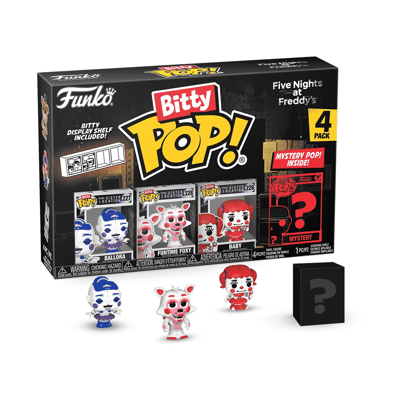 Bitty Pop! Five Nights at Freddy's 4-Pack Series 1