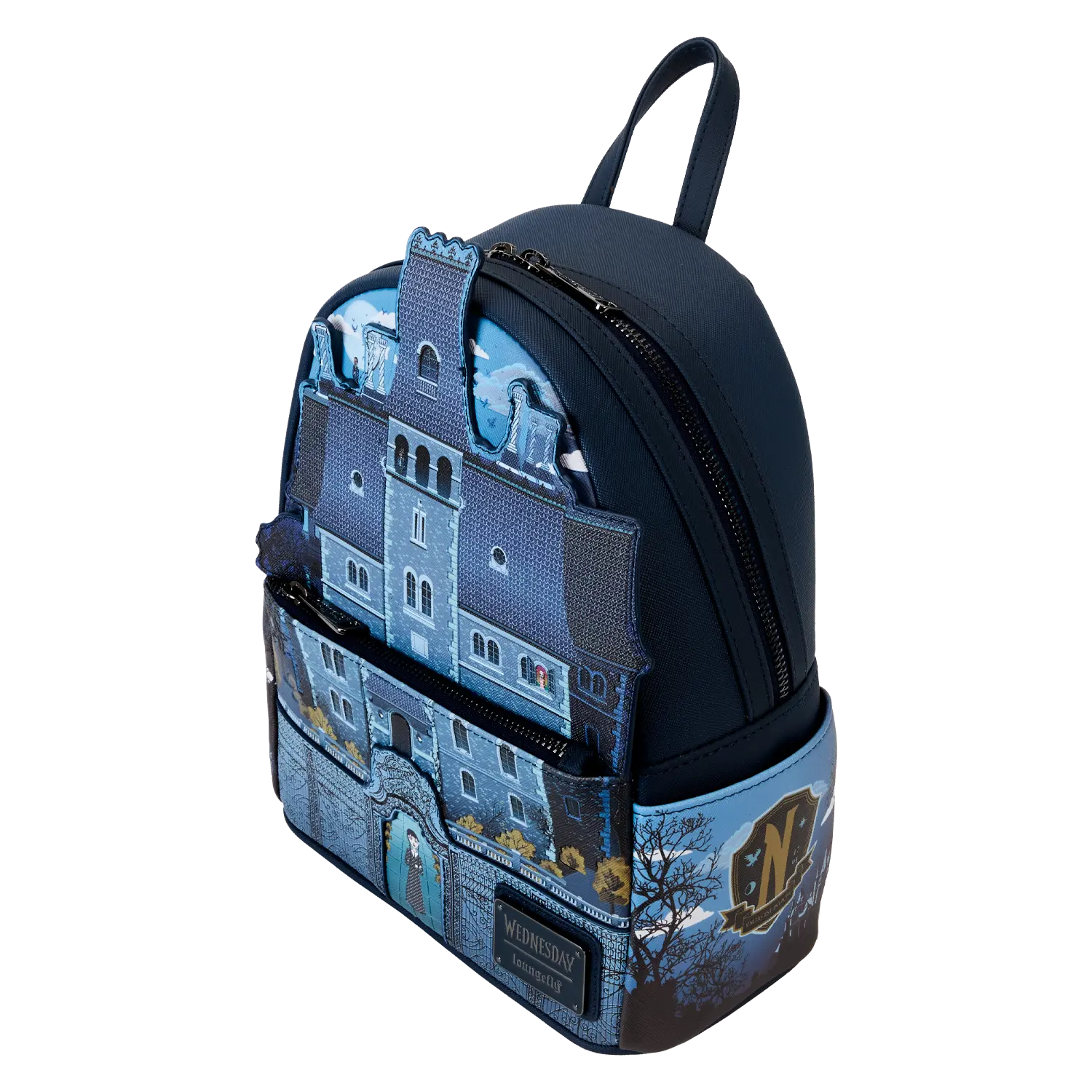 Wednesday Nevermore Academy Castle Glow Mini Backpack - Image 6