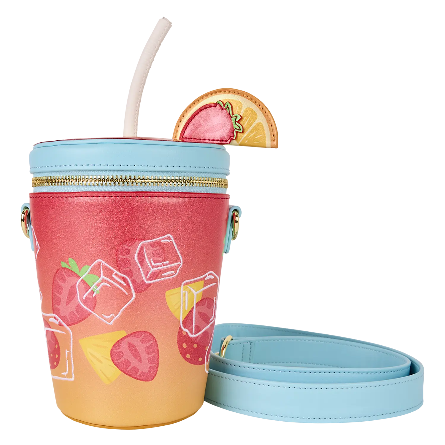 Loungefly Tropical Drink Figural Crossbody Bag