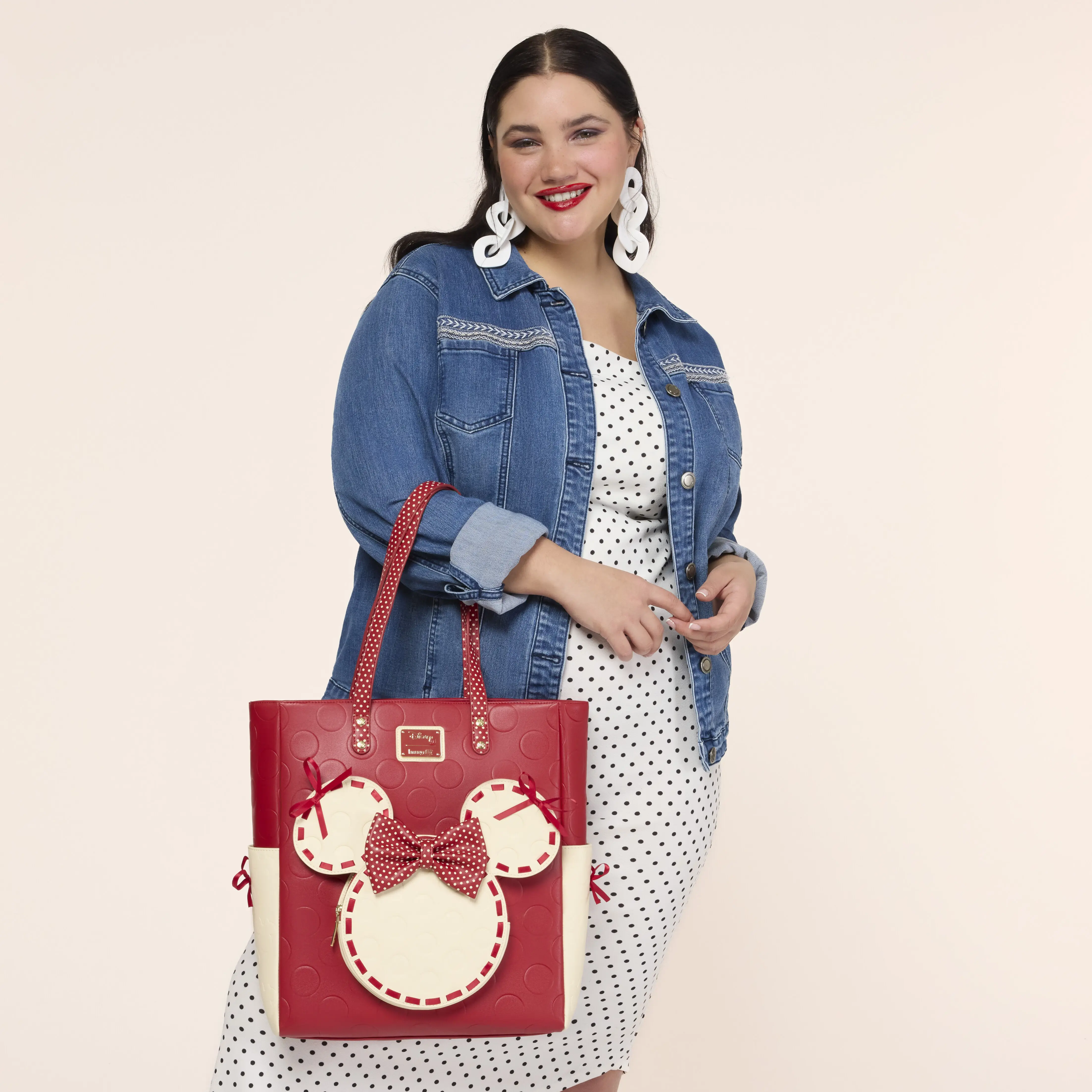 Minnie Mouse Rock the Dots Coquette Tote Bag - Image 2