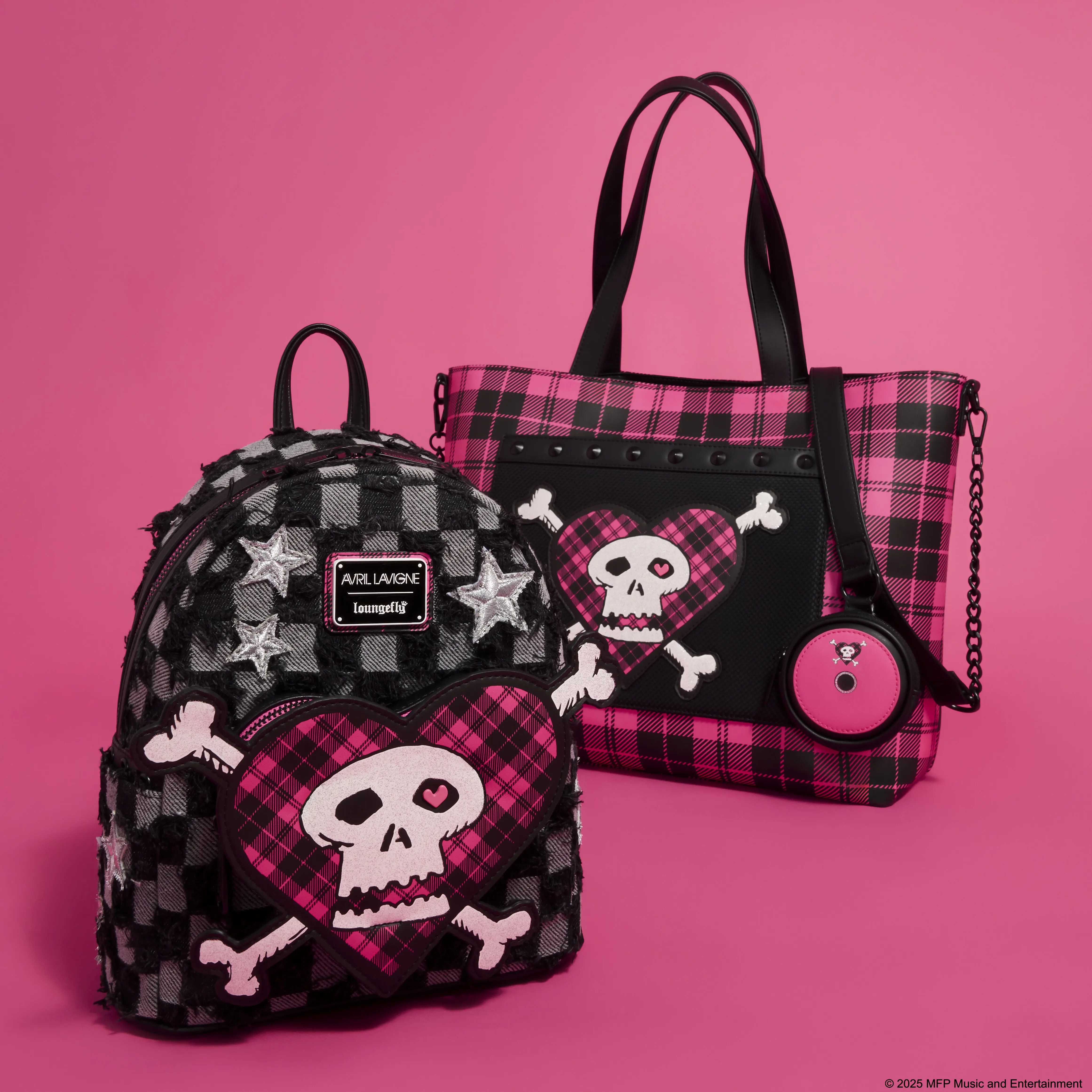 Avril Lavigne Logo Tote Crossbody Bag with Coin Bag - Image 4