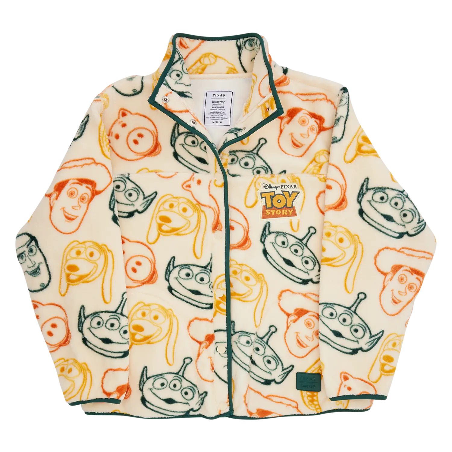 Toy Story 30th Anniversary All-Over Print Snap-Front Jacket