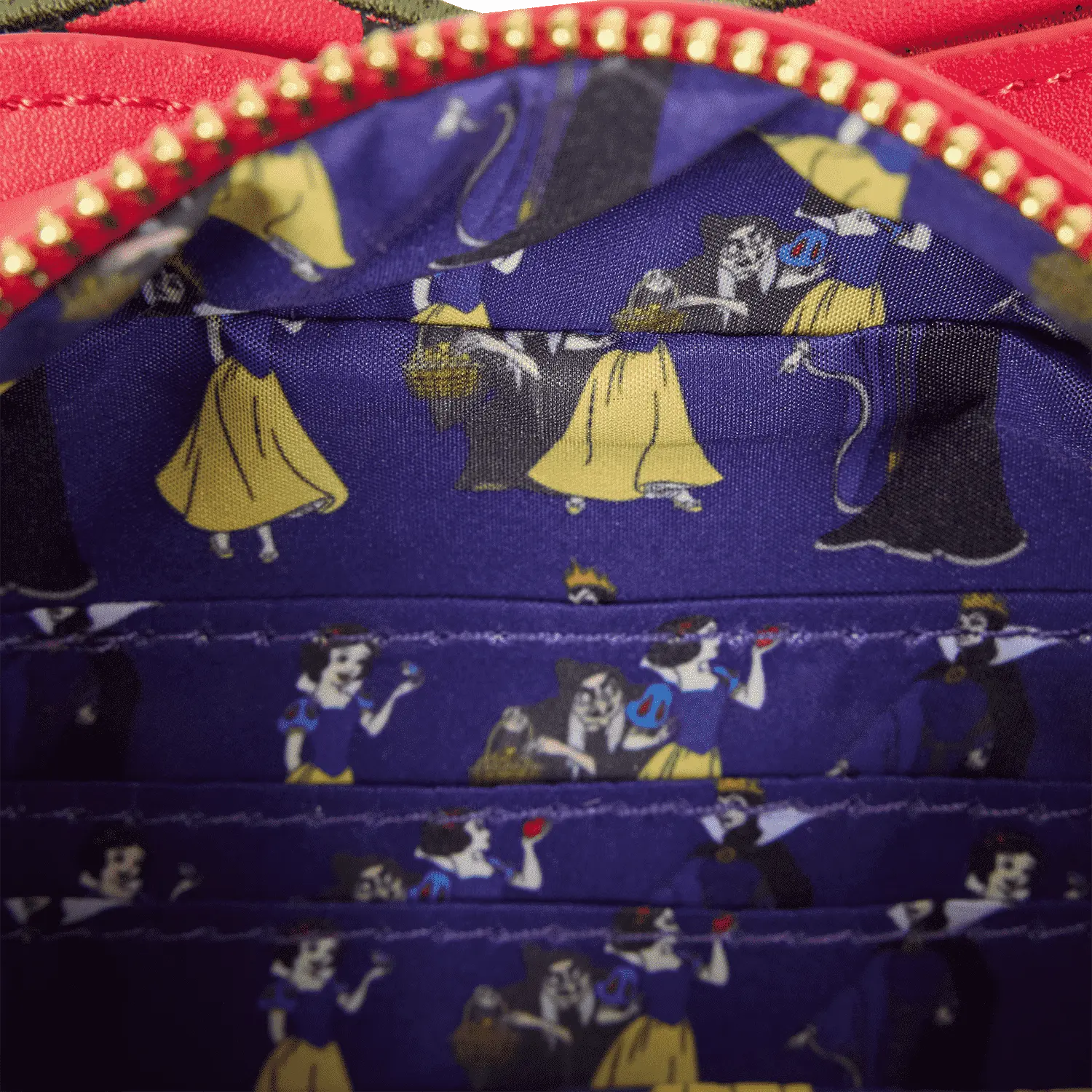 Snow White and the Seven Dwarfs Exclusive Evil Queen Poison Apple Glitter Crossbody Bag - Image 5