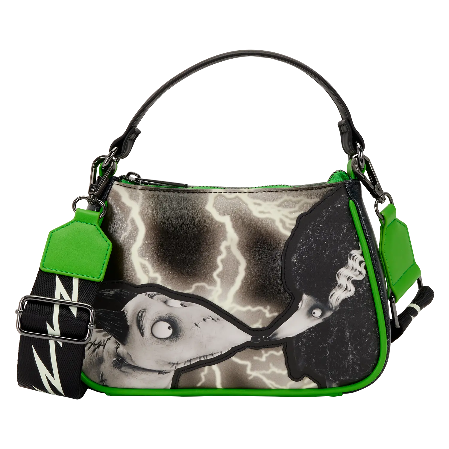 Frankenweenie Sparky & Persephone Glow Crossbody Bag