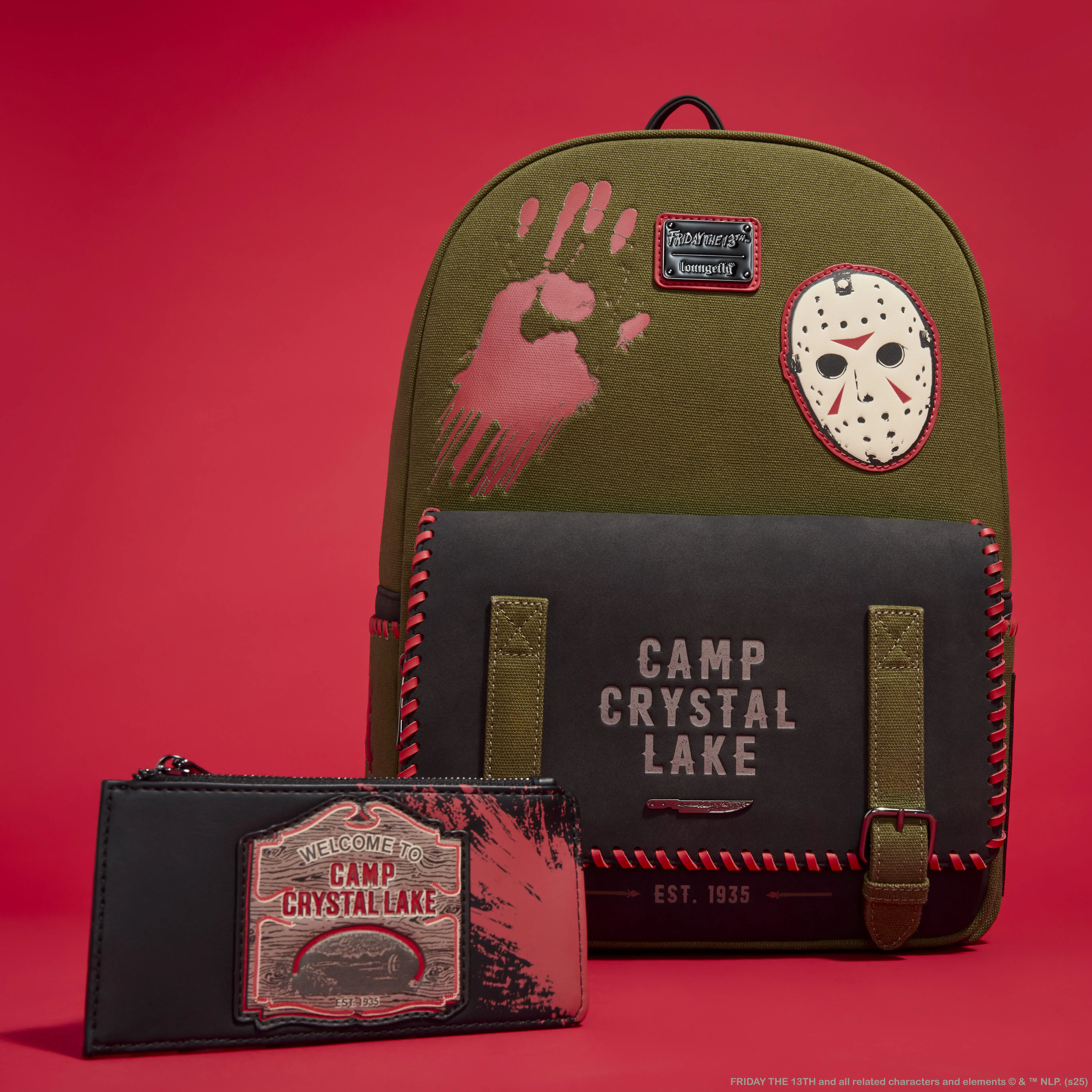 Friday the 13th Camp Crystal Lake Canvas Full-Size Backpack - Image 4