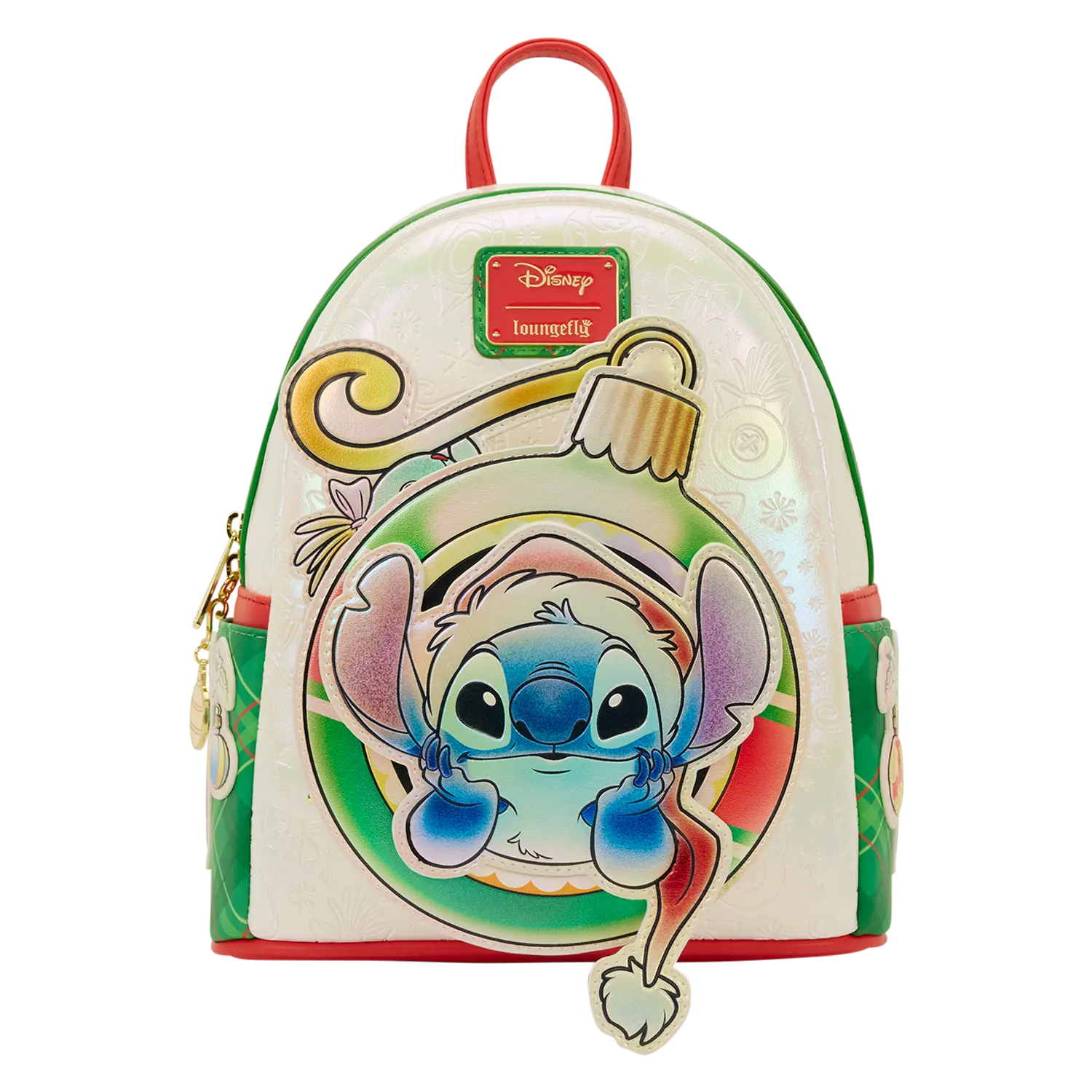 Stitch & Scrump Iridescent Holiday Ornament Mini Backpack