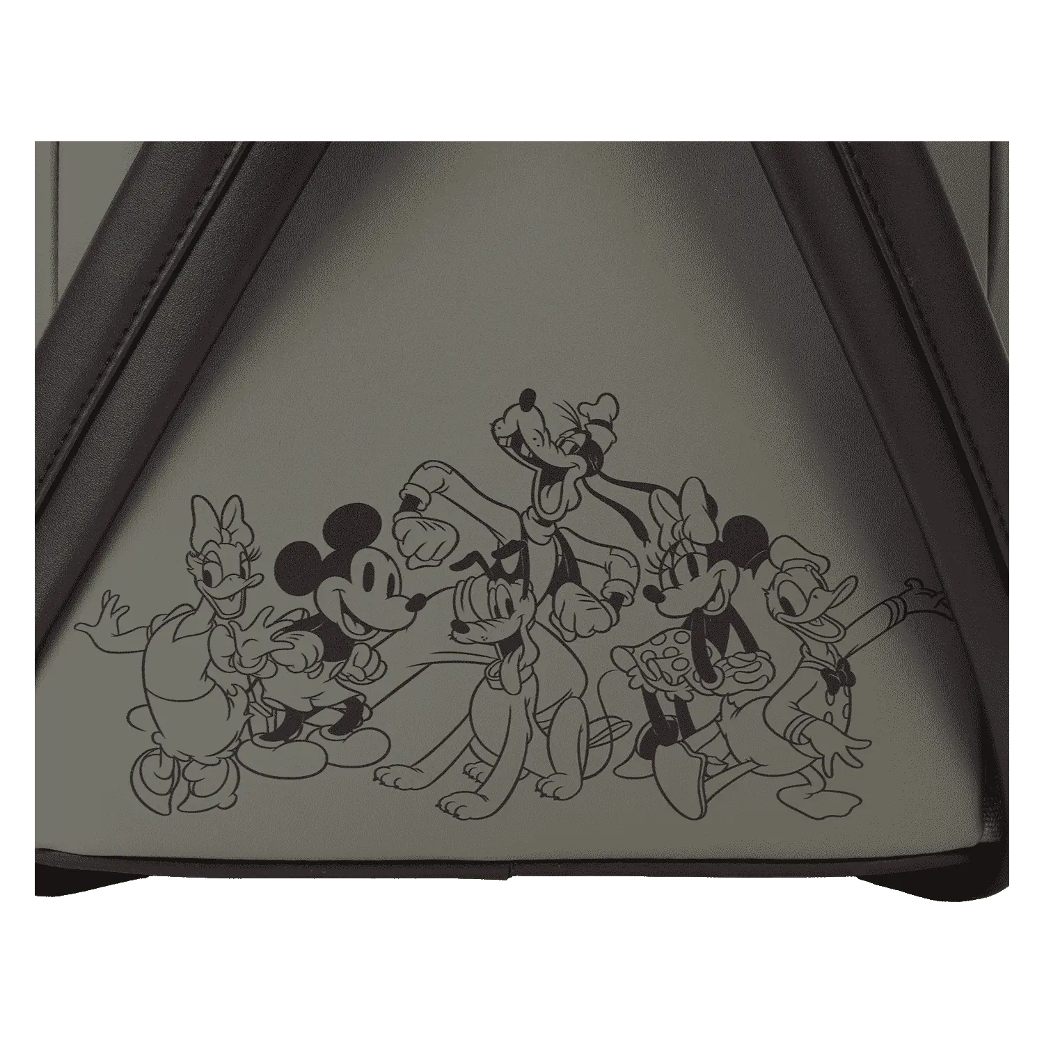 Mickey & Friends Canvas All-Over Print Drawstring Bucket Mini Backpack - Image 8