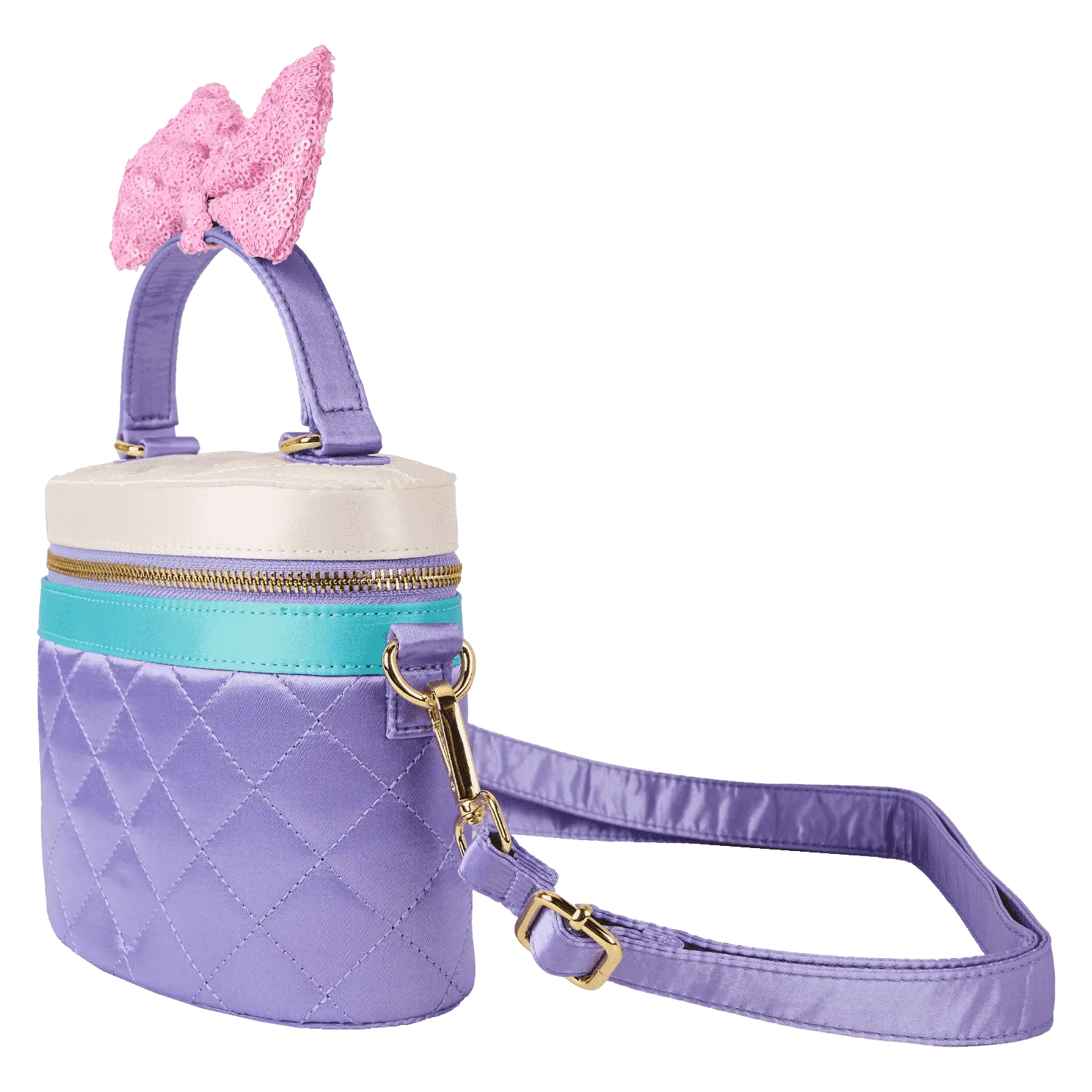 Daisy Duck 85th Anniversary Sequin Quilted Crossbody Bag - Image 3
